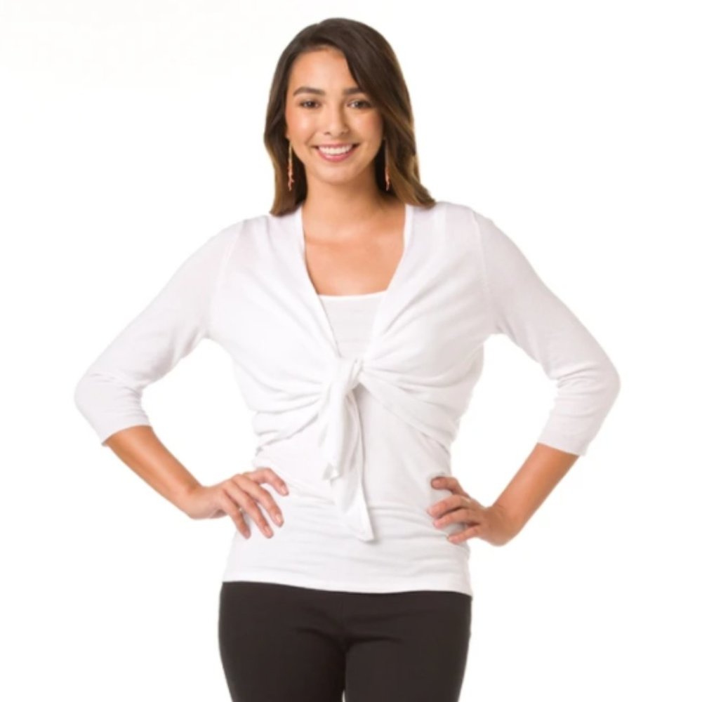 Island Toppers Paula Sweater - White